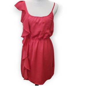 Tommy Hilfiger Tommy Girl Assymetric Sundress Size Medium Coral